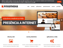 Tablet Screenshot of finismedia.com
